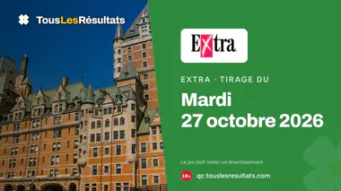 Extra du mardi 27 octobre 2026 : résultats du tirage et lots