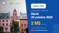 Résultats du Québec Max du mardi 20 octobre 2026 : numéros et lots additionnels